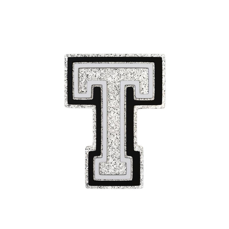 Silver Letter T