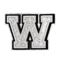 Silver Letter W