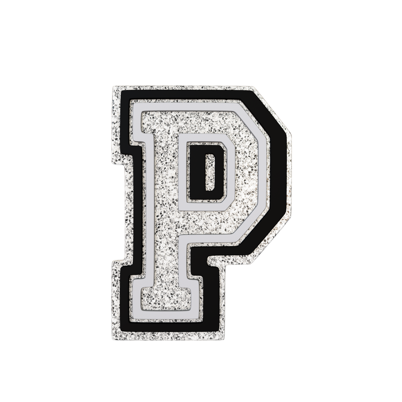 Silver Letter P